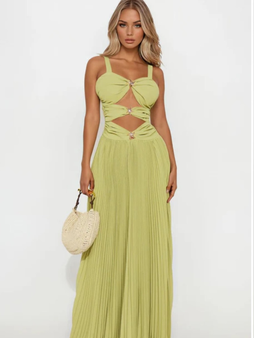 New with tags “Alice Pleated Maxi Dress”